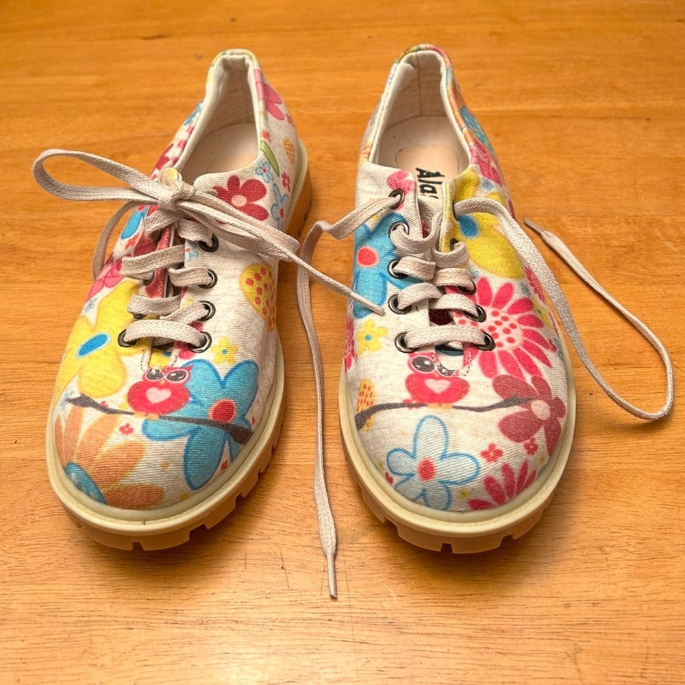 Colorful Floral Women's Sneakers